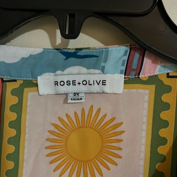 Rose + Olive Blouse - Picture 3 of 4